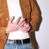Ceinture Cuir - Boucle Carrée