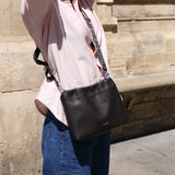 Sac Cuir Crossbody - LUTÈCE - Bronze Veau