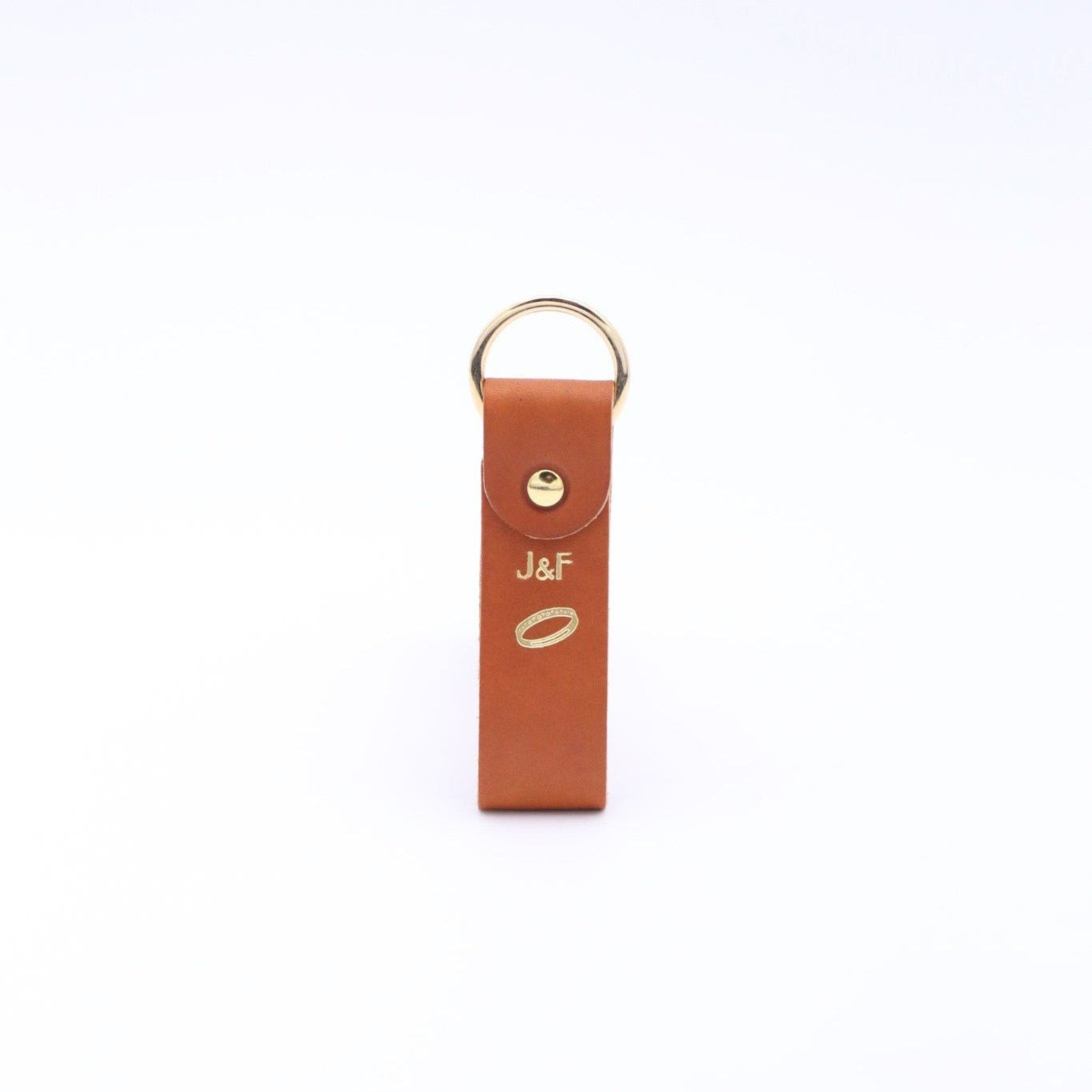 Porte-Clés Personnalisé Cuir - Mariage-Porte-clés-WHISKY-CIGOGNE-NON-Atelier Penso