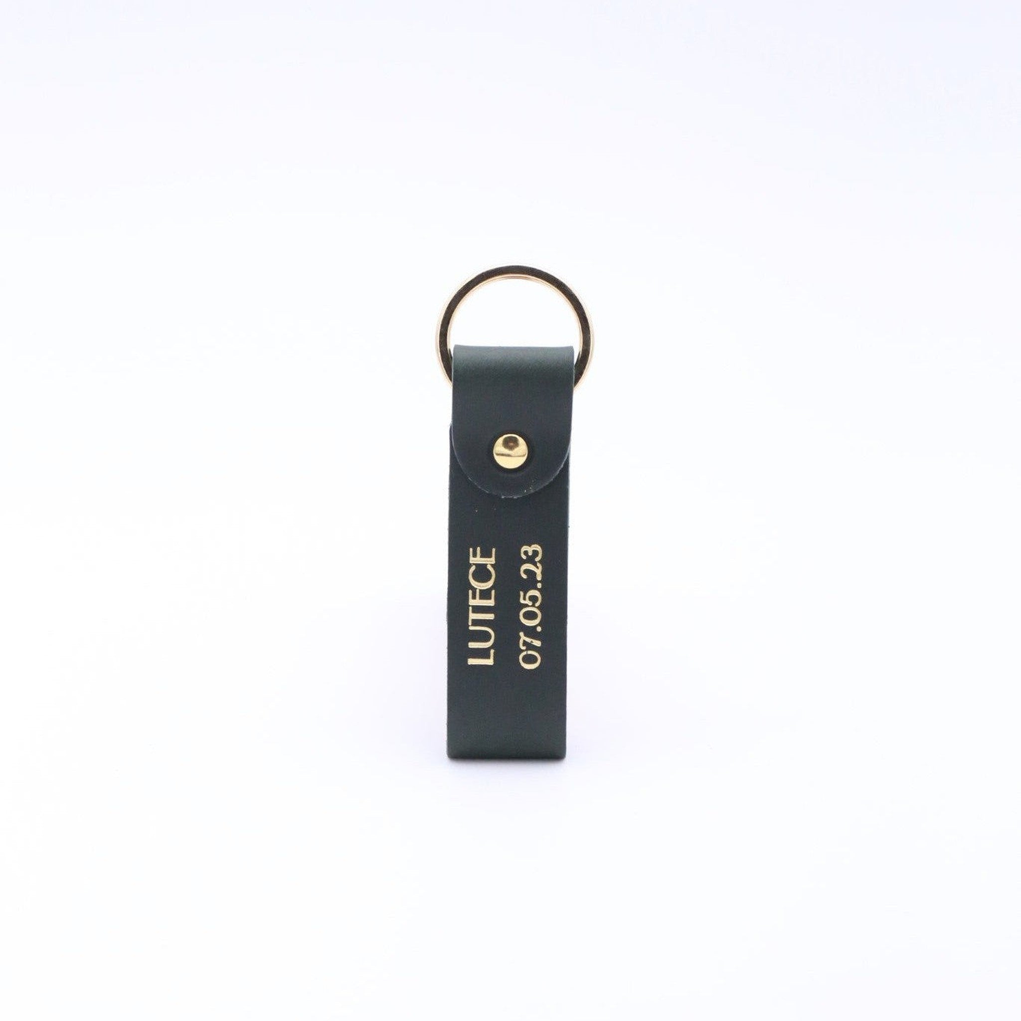 Porte-Clés Personnalisé Cuir - Naissance-Porte-clés-SAPIN-CIGOGNE-NON-Atelier Penso