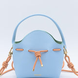 Mini Sac Seau Cuir - MINI BUCKET - Jaune