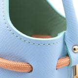 Mini Sac Seau Cuir - MINI BUCKET - Jaune
