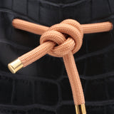 Mini Sac Seau Cuir - MINI BUCKET - Jaune