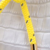 Mini Sac Seau Cuir - MINI BUCKET - Jaune