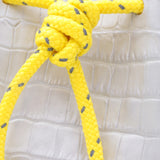 Mini Sac Seau Cuir - MINI BUCKET - Jaune