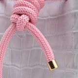 Mini Sac Seau Cuir - MINI BUCKET - Jaune