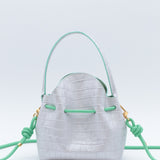 Mini Sac Seau Cuir - MINI BUCKET - Jaune