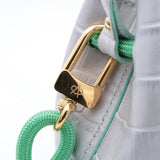 Mini Sac Seau Cuir - MINI BUCKET - Jaune