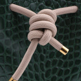 Mini Sac Seau Cuir - MINI BUCKET - Jaune