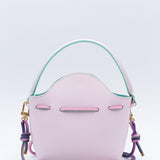 Mini Sac Seau Cuir - MINI BUCKET - Jaune