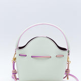 Mini Sac Seau Cuir - MINI BUCKET - Jaune