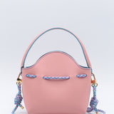 Mini Sac Seau Cuir - MINI BUCKET - Jaune