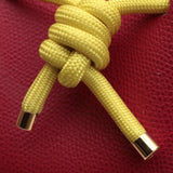 Mini Sac Seau Cuir - MINI BUCKET - Jaune
