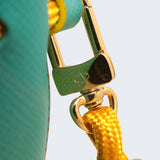 Mini Sac Seau Cuir - MINI BUCKET - Jaune