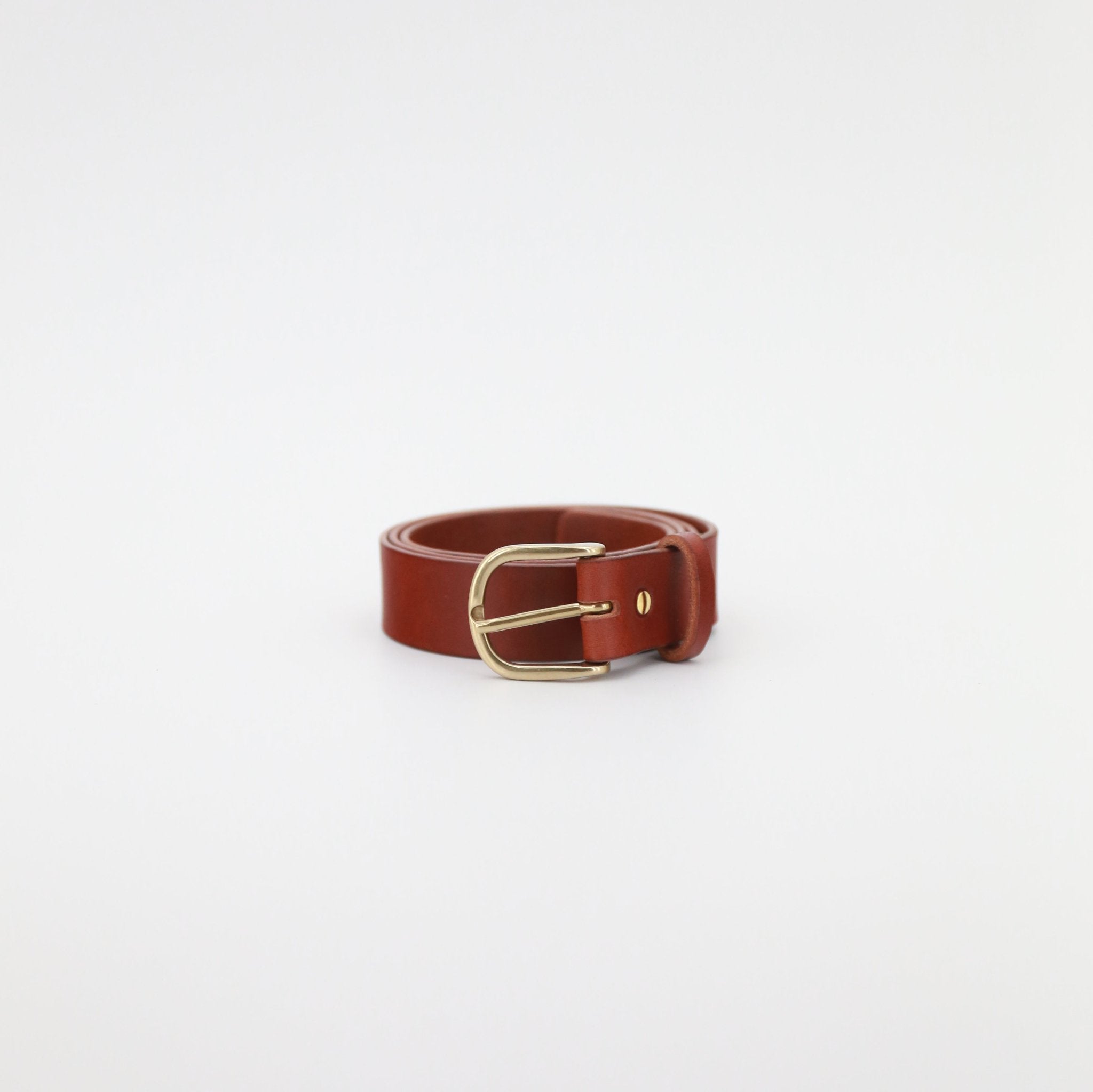 CEINTURE EN CUIR - BOUCLE CARRÉE ET D-Ceinture-Papaya-Boucle D-85CM-Atelier Penso