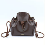 Sac Seau Cuir - BUCKET - Imparfait Cuir Epi marron