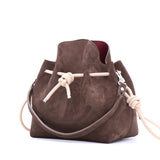 Sac Seau Cuir - BUCKET - Pompadour