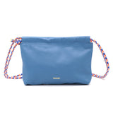Sac Cuir Crossbody - LUTÈCE - Bleu