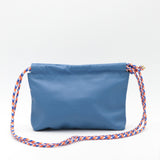 Sac Cuir Crossbody - LUTÈCE - Bleu