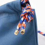 Sac Cuir Crossbody - LUTÈCE - Bleu