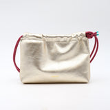 Sac Cuir Crossbody - LUTÈCE - Champagne
