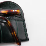 Étui à lunettes - Croco Vert