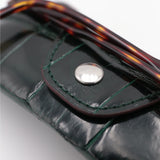 Étui à lunettes - Croco Vert