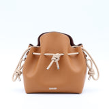 Sac Seau Cuir - BUCKET - Gold