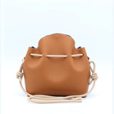 Sac Seau Cuir - BUCKET - Gold