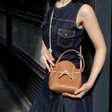 Mini Sac Seau Cuir - MINI BUCKET - Gold