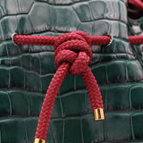 Sac Seau Cuir - BUCKET Croco