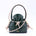 Mini Sac Seau Cuir - MINI BUCKET-Croco - Emeraude-Atelier Penso
