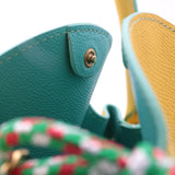 Mini Sac Seau Cuir - MINI BUCKET - Jaune