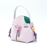 Mini Sac Seau Cuir - MINI BUCKET - Lilas
