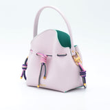 Mini Sac Seau Cuir - MINI BUCKET - Lilas