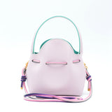 Mini Sac Seau Cuir - MINI BUCKET - Lilas