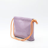 Sac Cuir Crossbody - LUTÈCE - Lilas