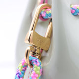 Mini Sac Seau Cuir - MINI BUCKET - Amande & Arlequin