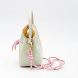 Mini Sac Seau Cuir - MINI BUCKET - Amande & Framboise