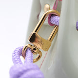 Mini Sac Seau Cuir - MINI BUCKET - Amande & Lilas
