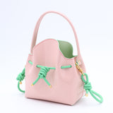Mini Sac Seau Cuir - MINI BUCKET - Double Mint
