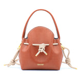 Mini Sac Seau Cuir - MINI BUCKET - Saffiano