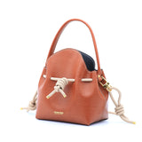 Mini Sac Seau Cuir - MINI BUCKET - Saffiano