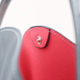 Mini Leather Bucket Bag - MINI BUCKET - Almond & Harlequin