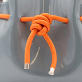Mini Leather Bucket Bag - MINI BUCKET - Almond & Harlequin