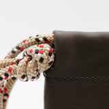Sac Cuir Crossbody - MINI LUTÈCE - Novonappa Ebène