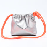 Sac Cuir Crossbody - MINI LUTÈCE - Silver