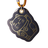 Luckey Holder - Lucky Cat - Noir / Doré