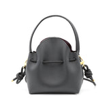 Mini Sac Seau Cuir - MINI BUCKET - Noir