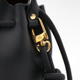 Mini Sac Seau Cuir - MINI BUCKET - Noir